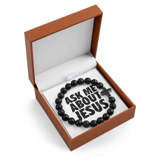 Cross Bead Bracelet