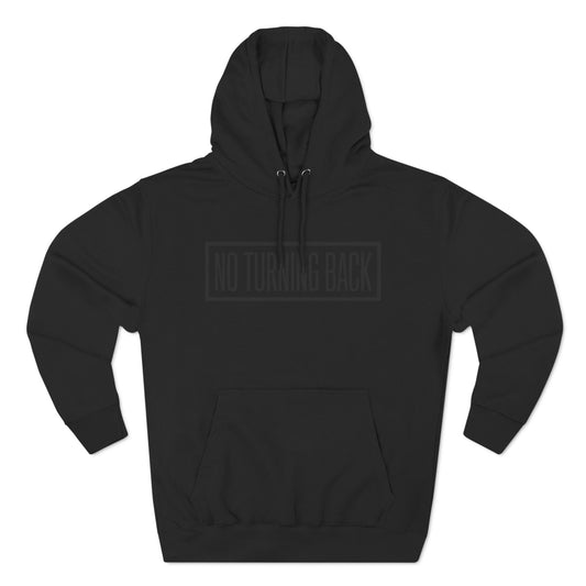 No Turning Back Hoodie- Blk Carbon