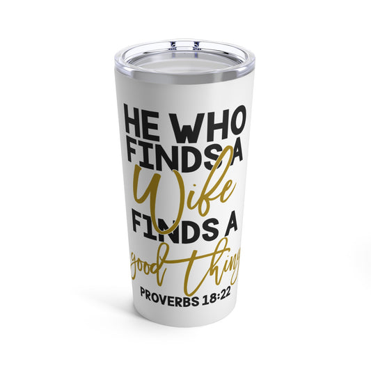 Proverbs Tumbler 20oz